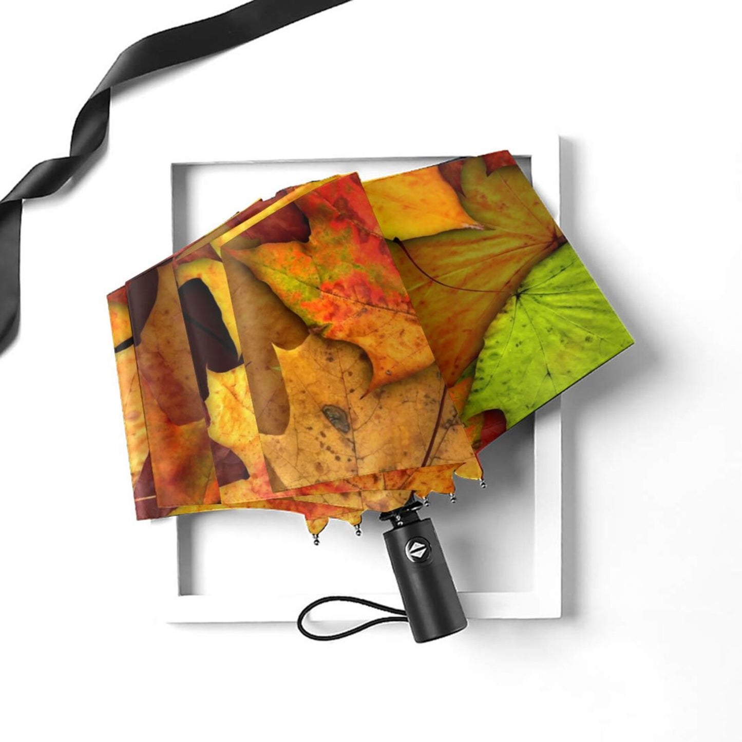 Maple Leaves Foldable Travel Umbrella