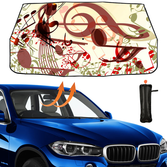 Music Design Car Windshield Umbrella