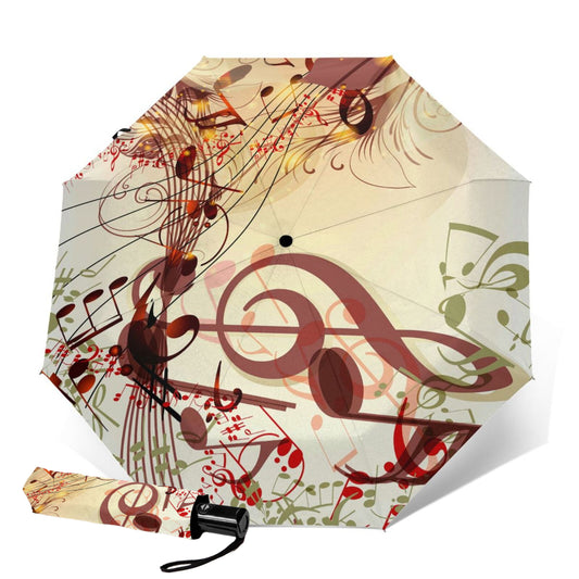 Musical Note Compact Folding Umbrella