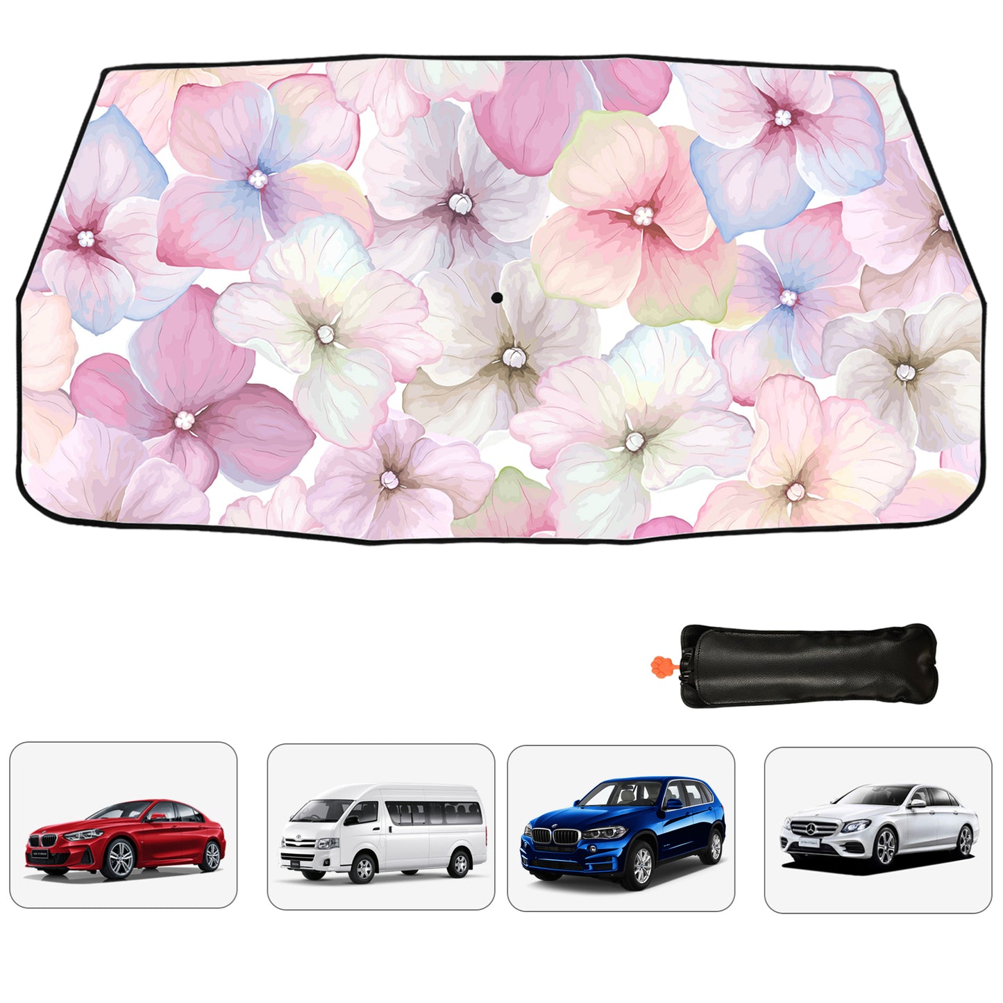 Classic Petals Car Windshield Umbrella Shade