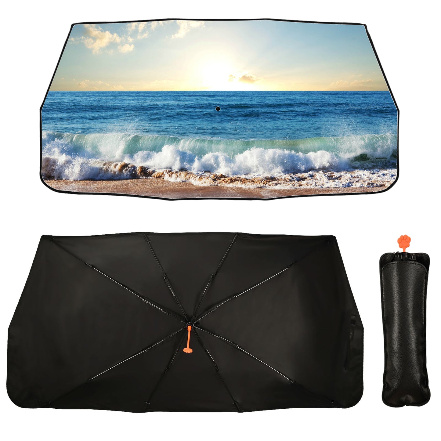 Sea And Sky Sunshade Car Umbrella