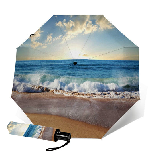 Sea And Blue Sky Compact Umbrella