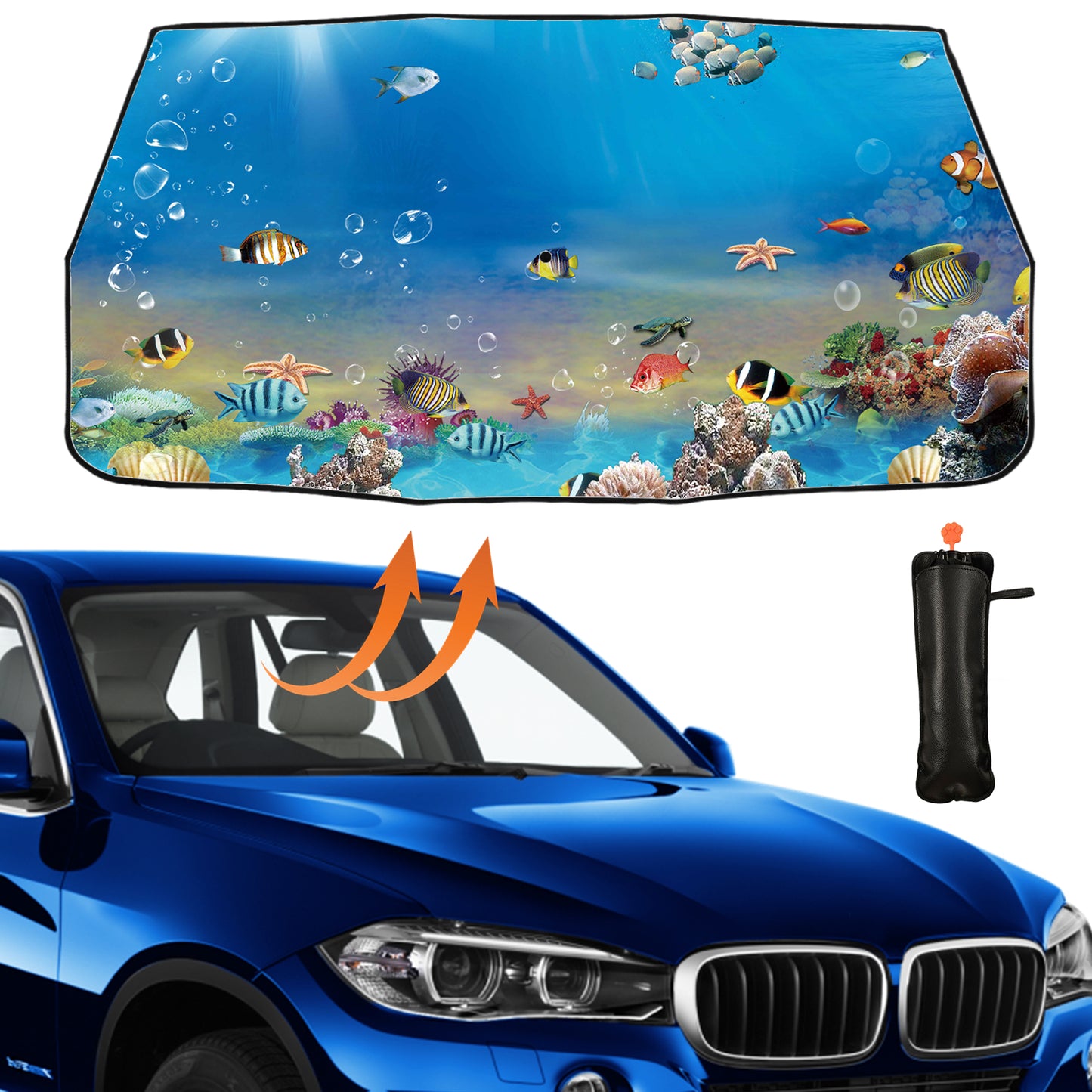 The Underwater World Car Windshield Sun Shade