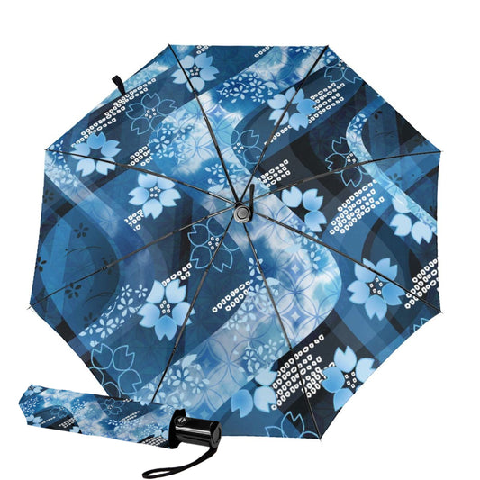 Small Travel Umbrella With Design Print Inside