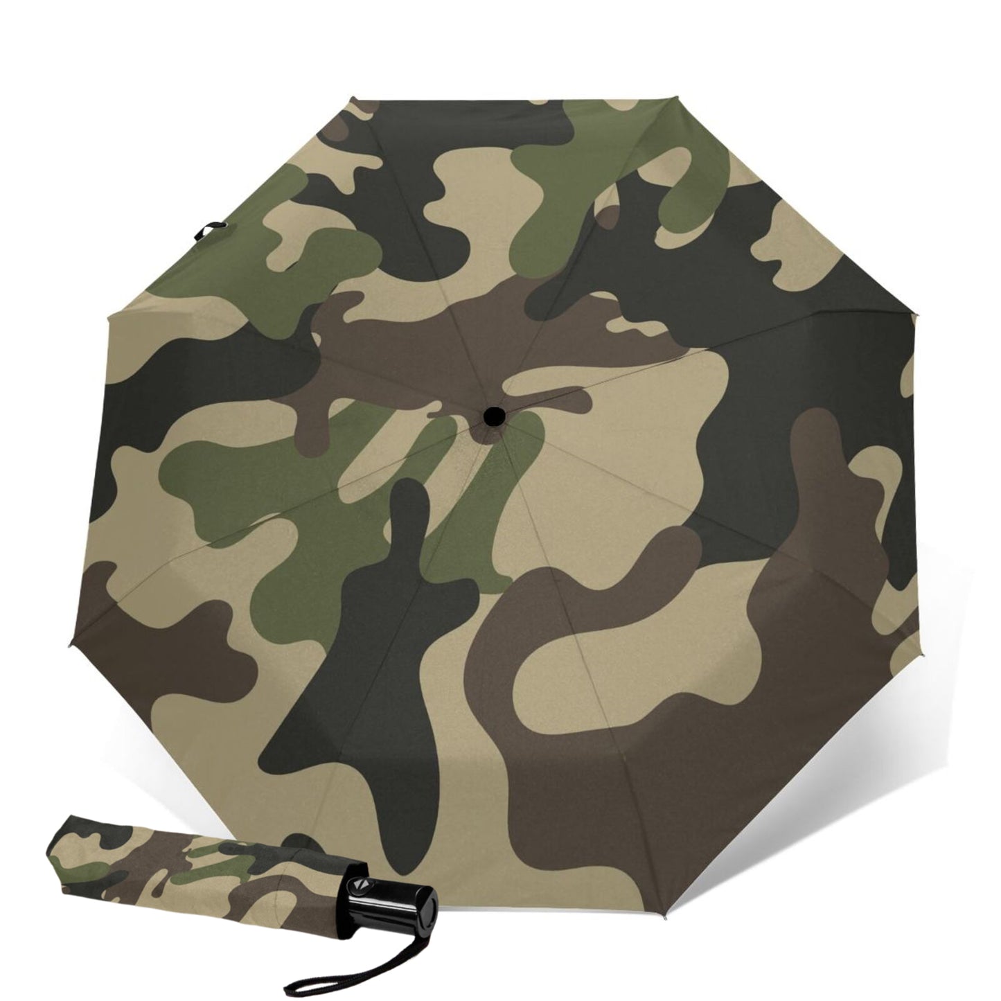 Camouflage Compact Foldable Umbrella