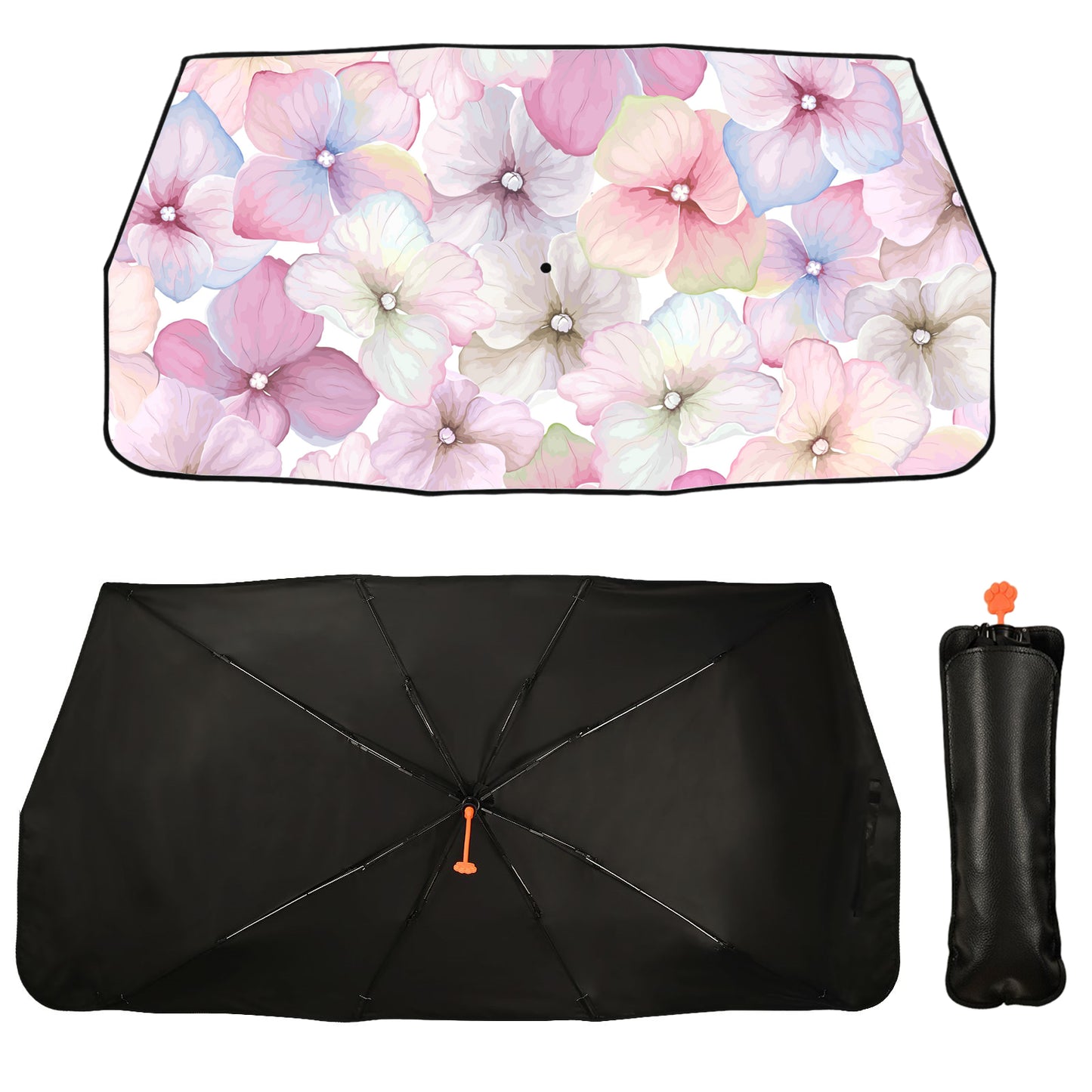 Classic Petals Car Windshield Umbrella Shade