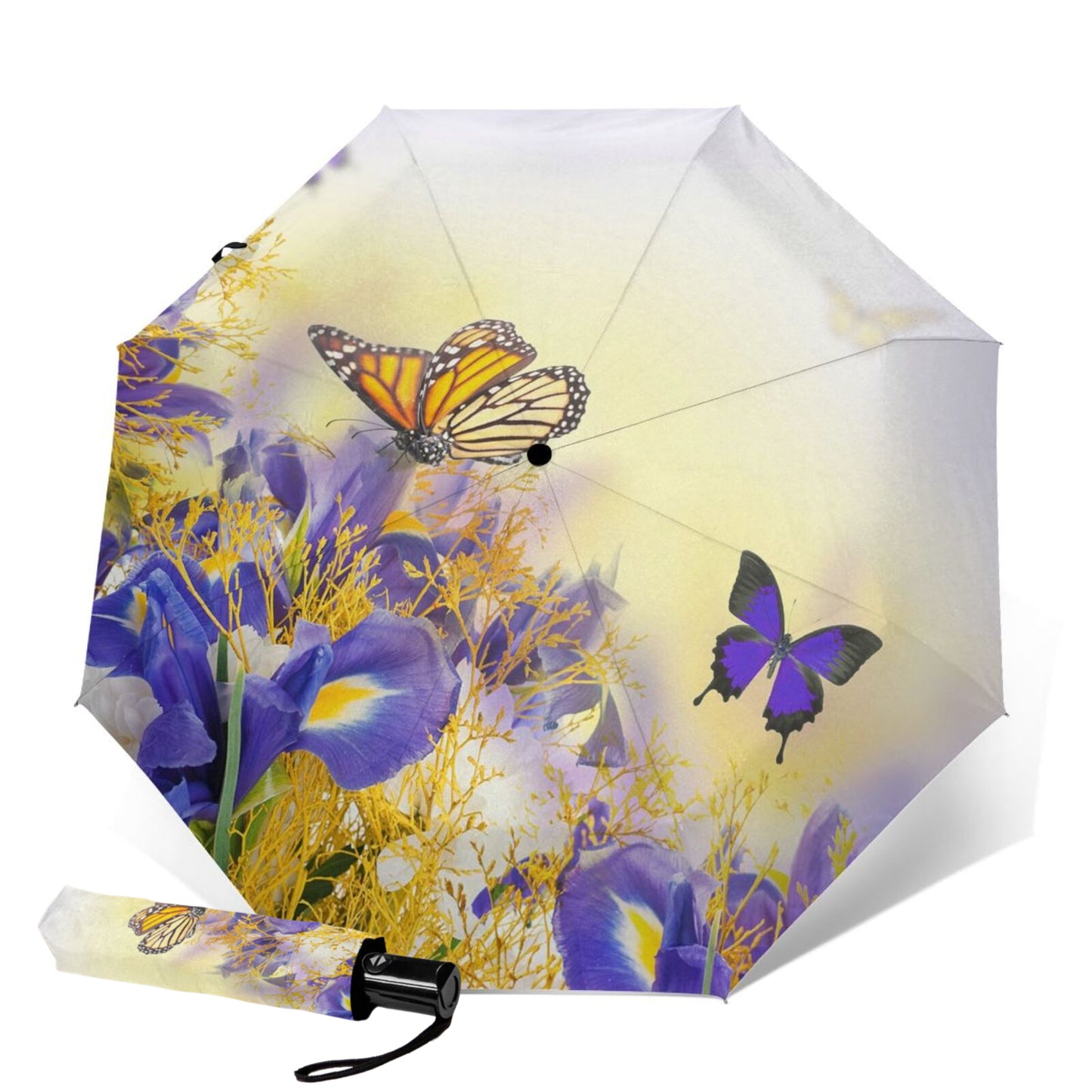 Butterfly Design Folding Umbrella