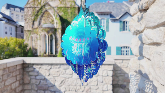 Jellyfish Metal Wind Spinners -Jellyfish Gifts for Women Mom Grandma Wife, Hanging Animations Wind Spinner for Outdoor & Indoor Decorations, 12 inch for Ornament Gifts