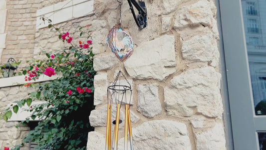 Wind Chimes with Rooster Wind Spinner, Chicken Gifts for Men, Women, Retirement, Teacher, Parents - Outdoor Hanging Decor Clearance for Garden, Patio, Backyard Or Porch
