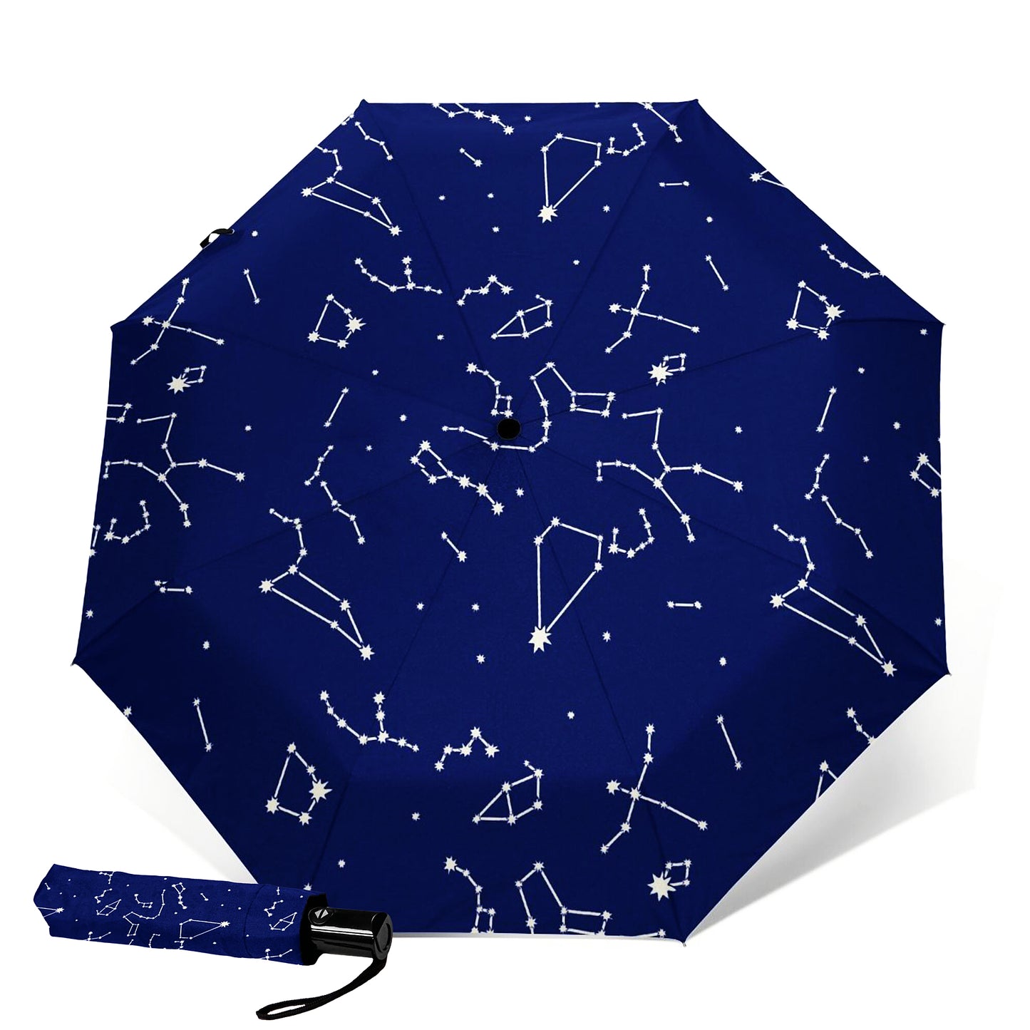 Starry Night Design Foldable UV Umbrella