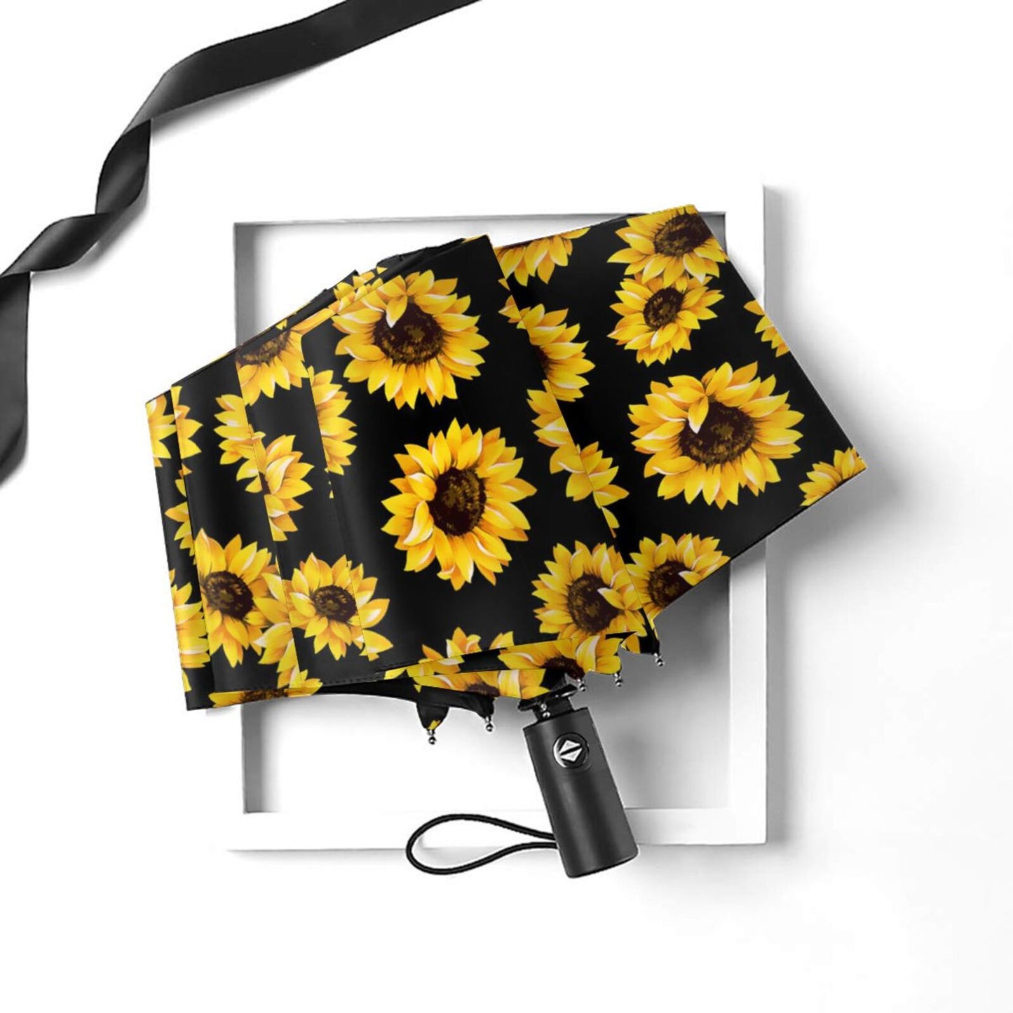 Classic Sunflower Folding Umbrella