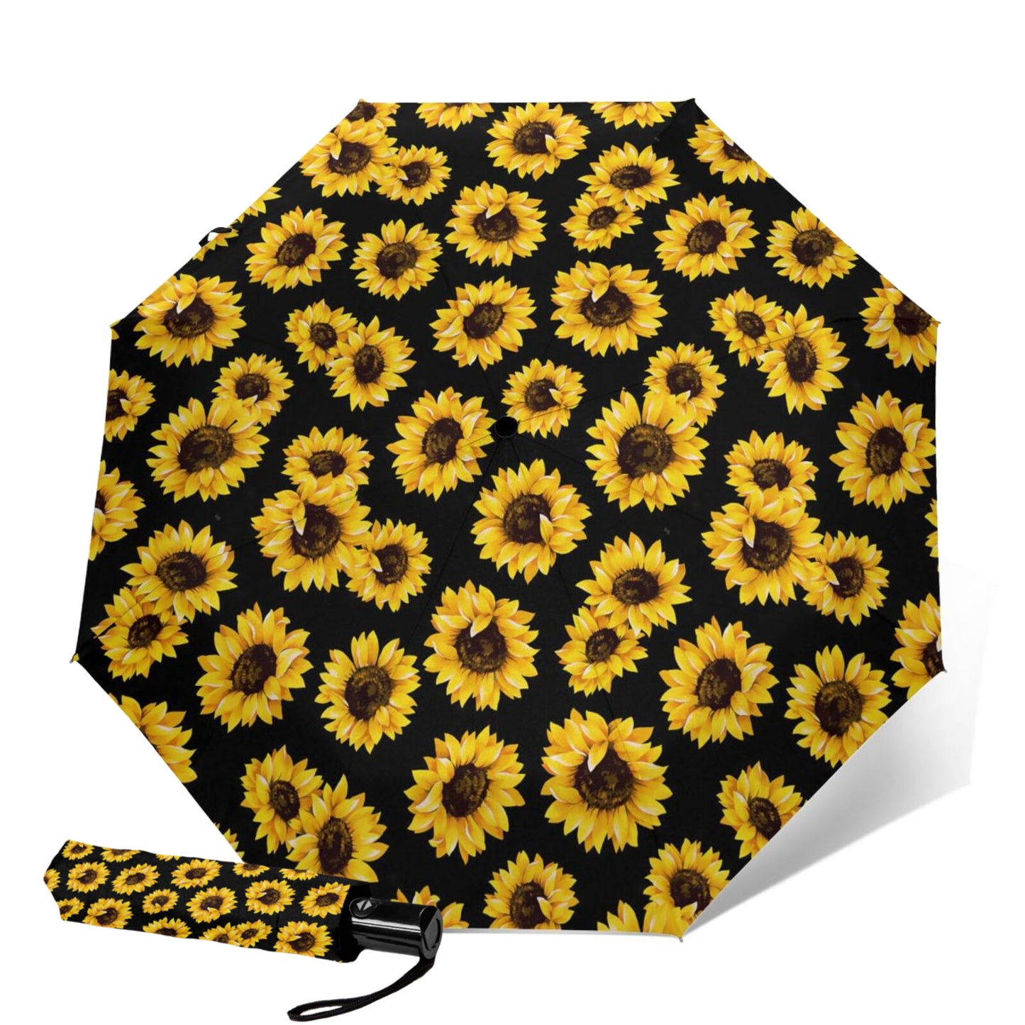 Classic Sunflower Folding Umbrella