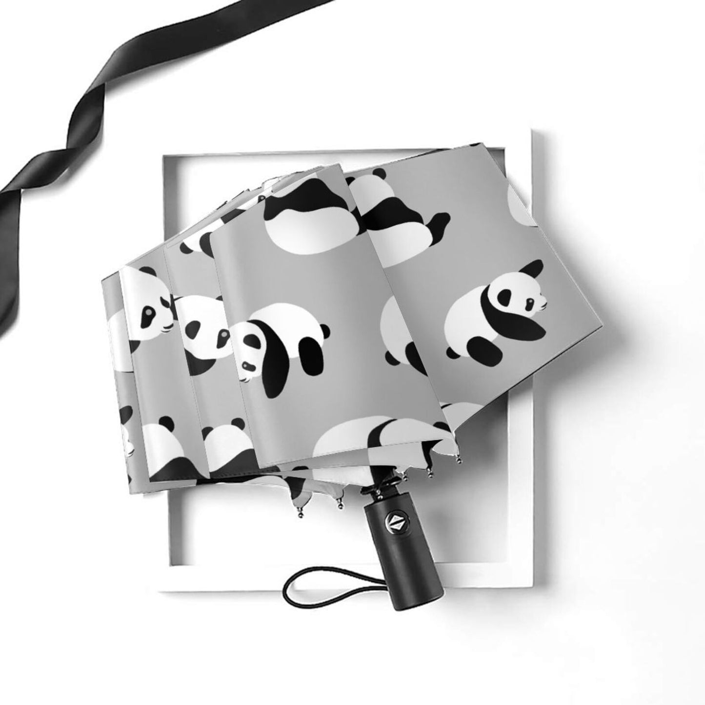 Panda Compact Folding Umbrella