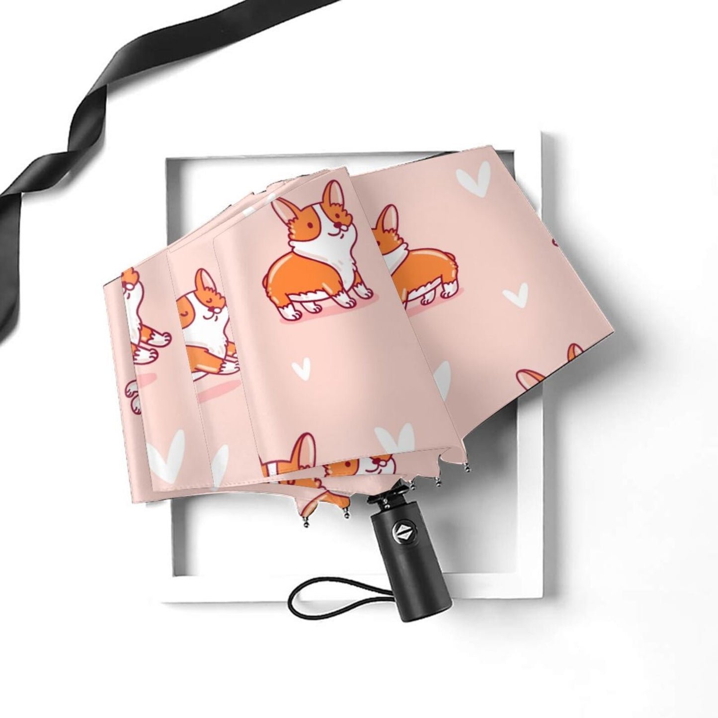 Little Corgi Foldable Travel Umbrella