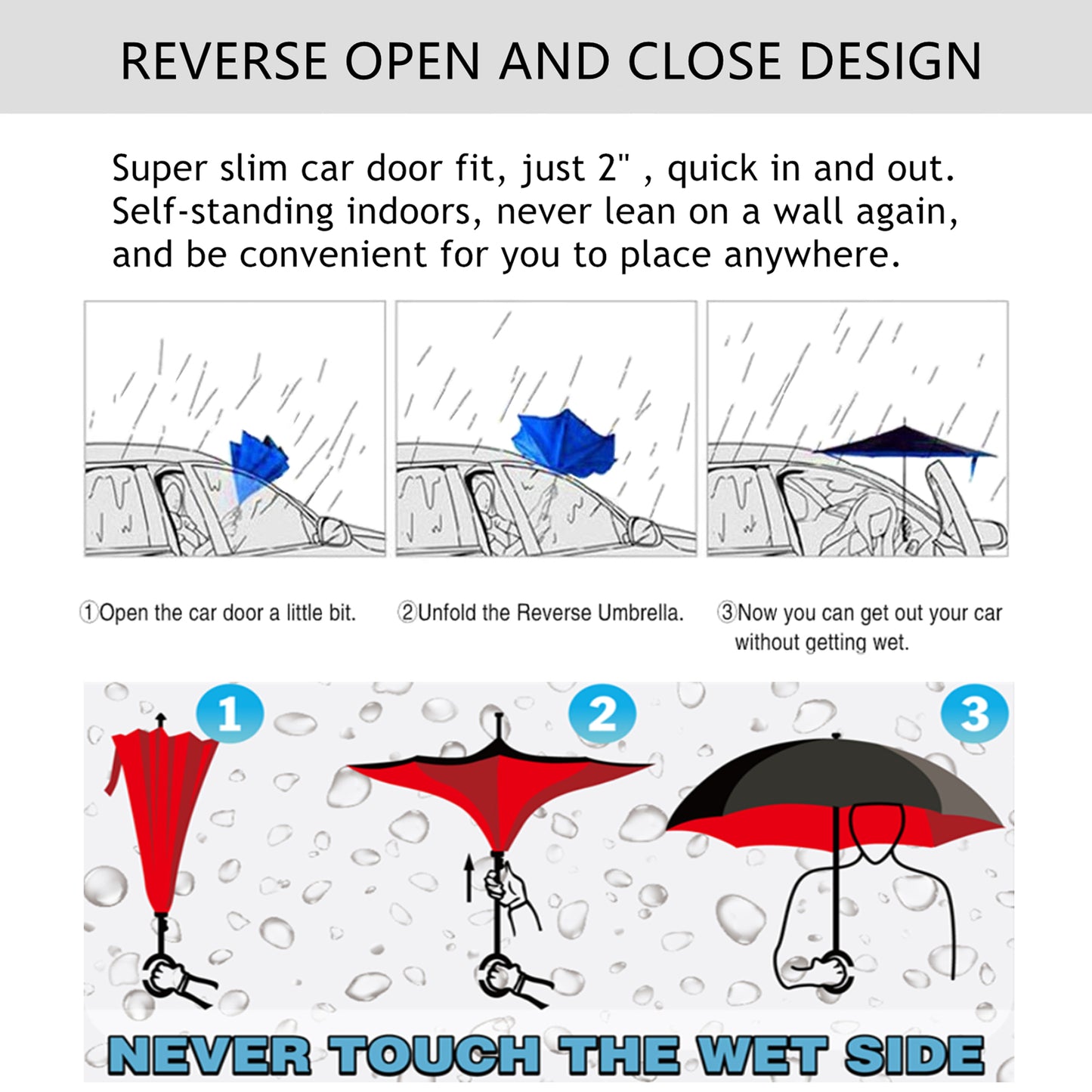 custom inside out umbrella