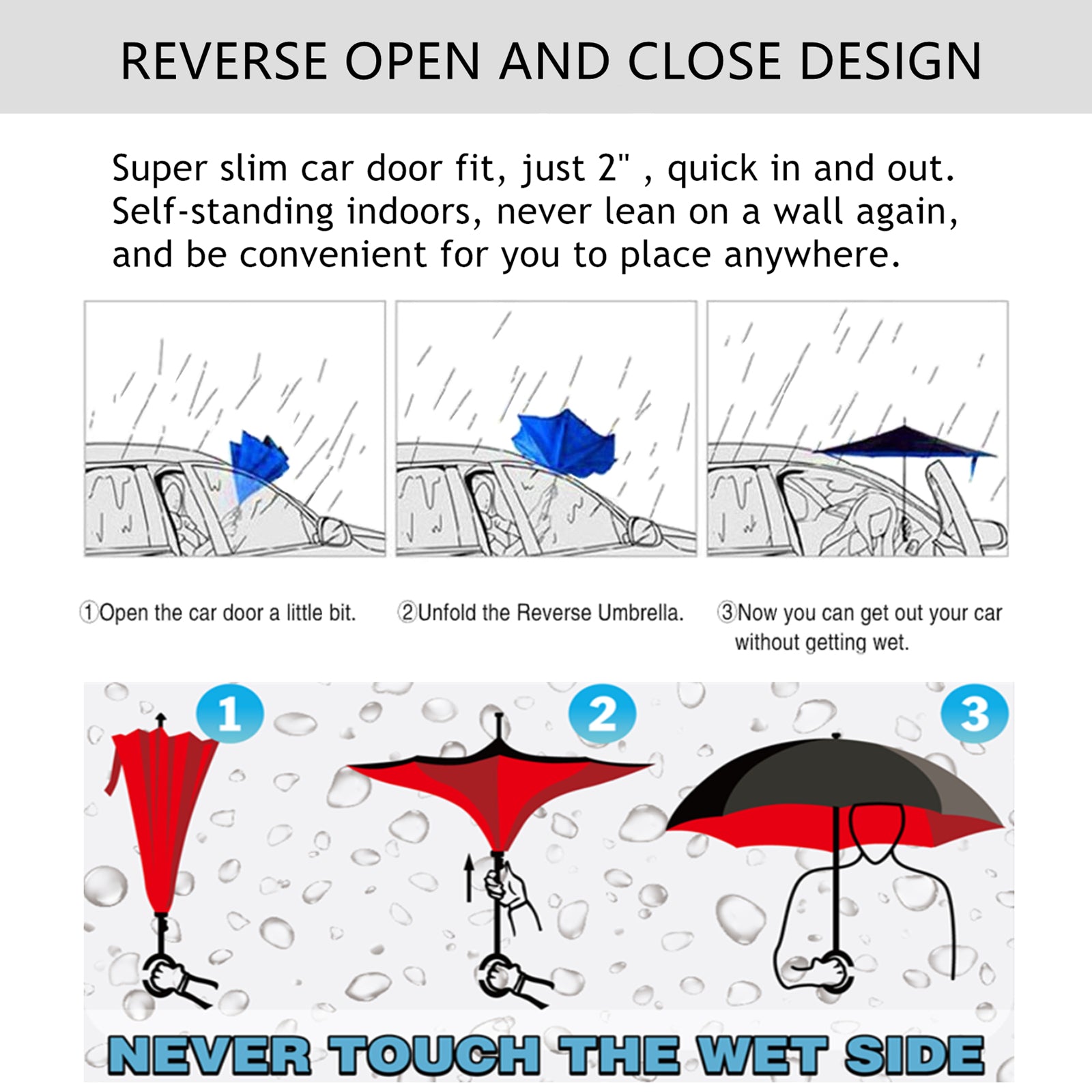 custom inside out umbrella