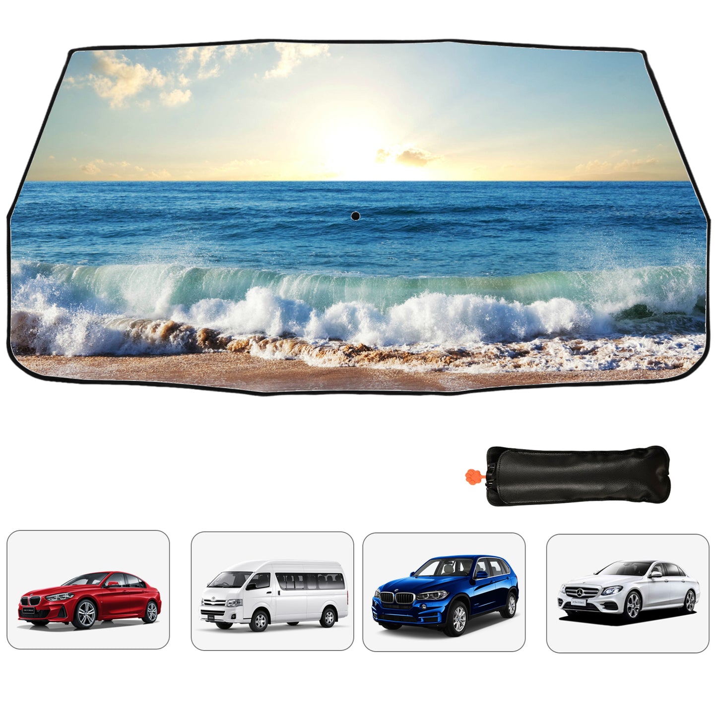 Sea And Sky Sunshade Car Umbrella